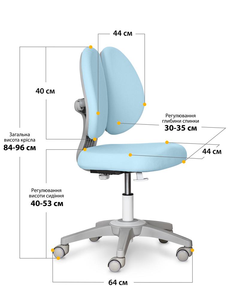 Парта детская школьная Evo-kids TH-310/кресло Sprint Duo Lite/тумба BD C-3 Голубой - фото 5 Парта детская школьная Evo-kids TH-310/кресло Sprint Duo Lite/тумба BD C-3 Голубой - фото 5
