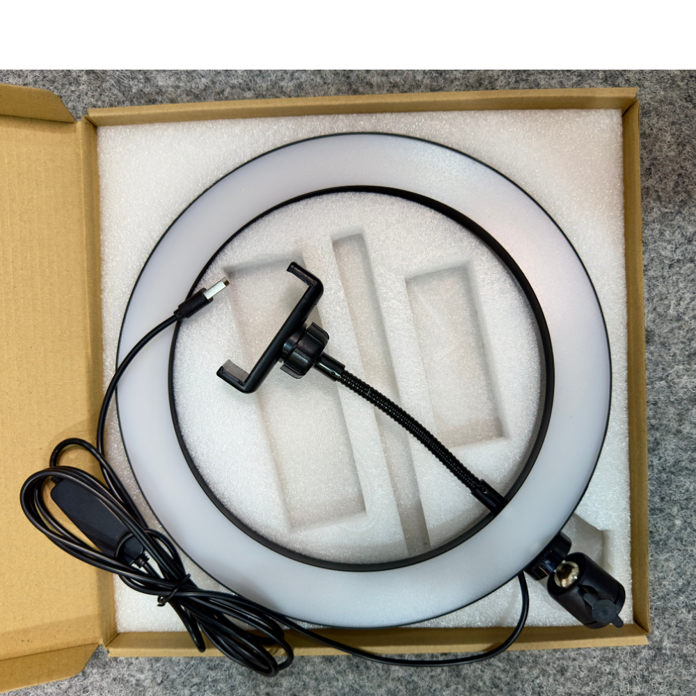 Кольцевая LED-лампа для телефона BRL-26 USB PowerBank 3000-6500K 26 см (BRL-26) - фото 7 Кольцевая LED-лампа для телефона BRL-26 USB PowerBank 3000-6500K 26 см (BRL-26) - фото 7