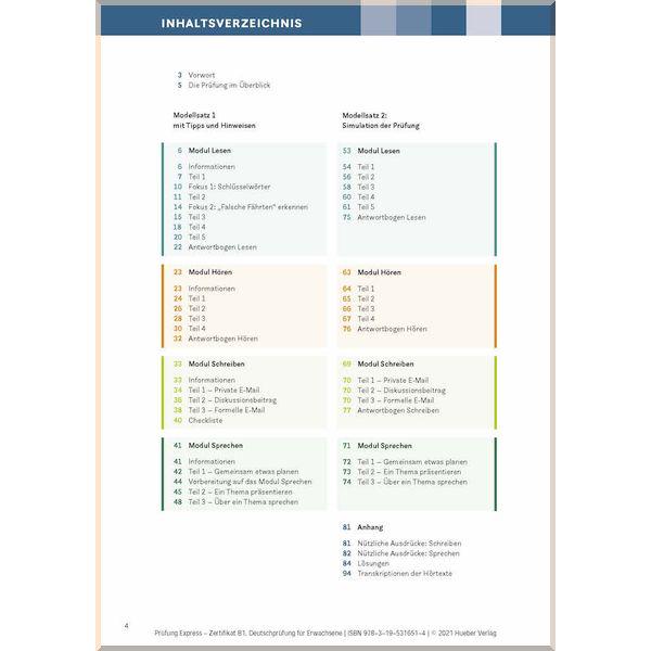 Книга Heide Stiebeler/Frauke van der Werff "Prüfung Express: Zertifikat B1" (ISBN:9783195316514) - фото 2