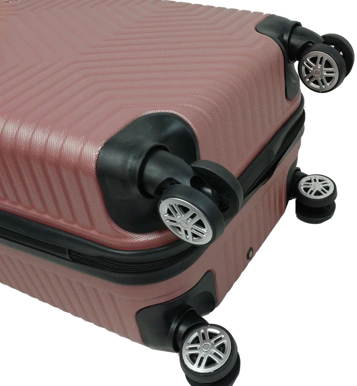 Валіза пластикова GD Polo мала 45 л Пудровий (60k001 small powder) - фото 5 Валіза пластикова GD Polo мала 45 л Пудровий (60k001 small powder) - фото 5