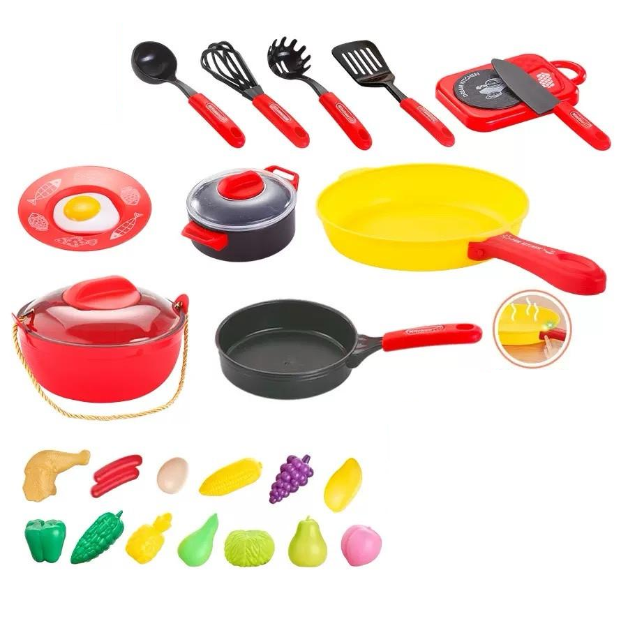 Детский игровой набор Kitchen Set Кухня с посудой и продуктами 28 пр. (3034724351)