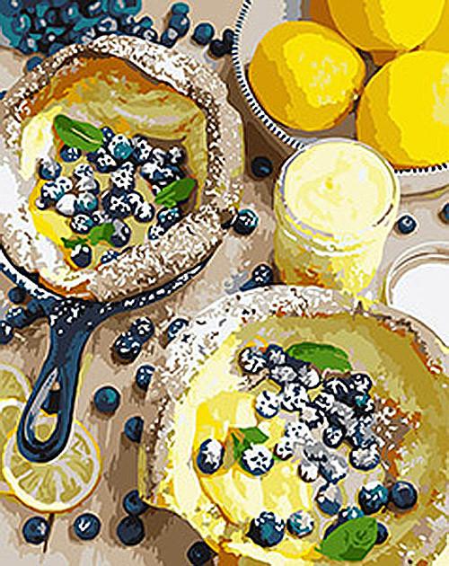 Картина по номерам Идейка "Яркий завтрак" 40х50 см (KHO5542)