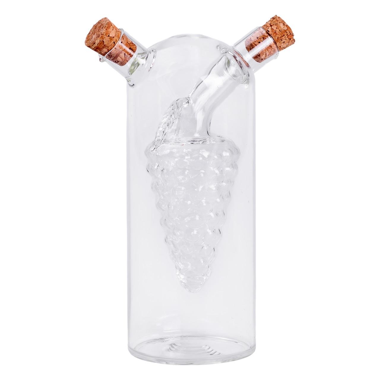 Бутылка для масла и уксуса HP-34-14 стеклянная 2в1 380 мл (7290) - фото 4