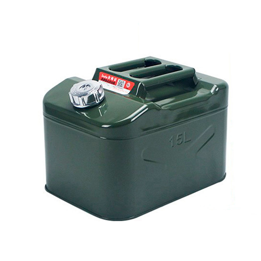 Канистра металлическая Merlion YT-HS-FX-15L с клапаном и гибкой лейкой 15 л (26301815)