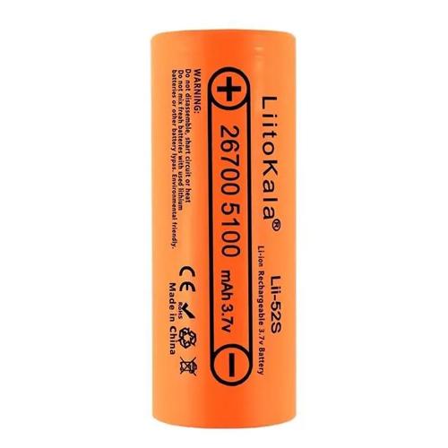 Аккумулятор LiitoKala 26700 Lii-52S 3,7V 5000 mAh