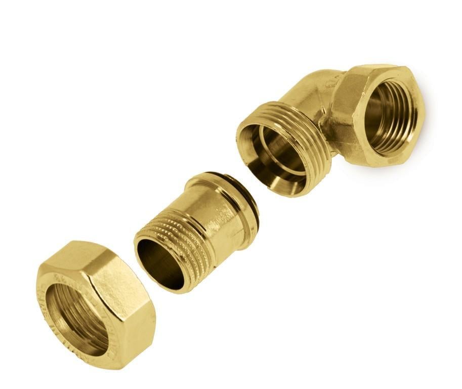 Муфта угловая американка General Fittings В/Н 3/4'' латунь с прокладкой (2700.I4)