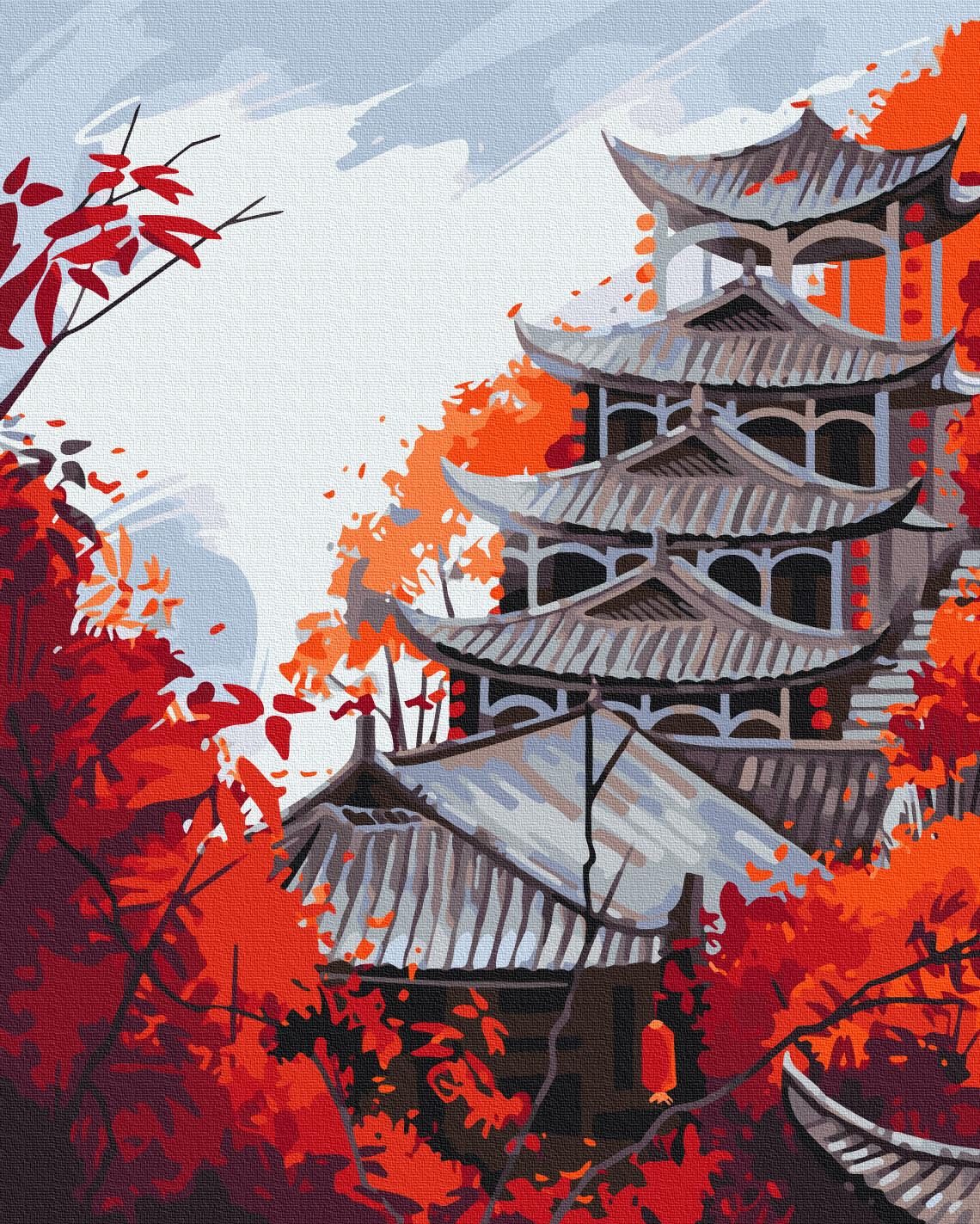 Картина по номерам Brushme Храм 40x50 см (BS54002)