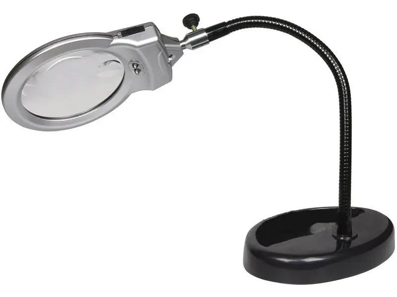 Настільна лупа Magnifier 15119-A 90 мм x 2,5 для читання Чорний - фото 1