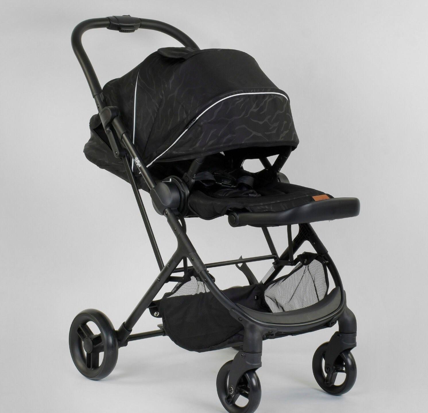 Коляска прогулочная Joy Liliya 61755 со стальной рамой/футкавером/подстаканником (23874483) - фото 9