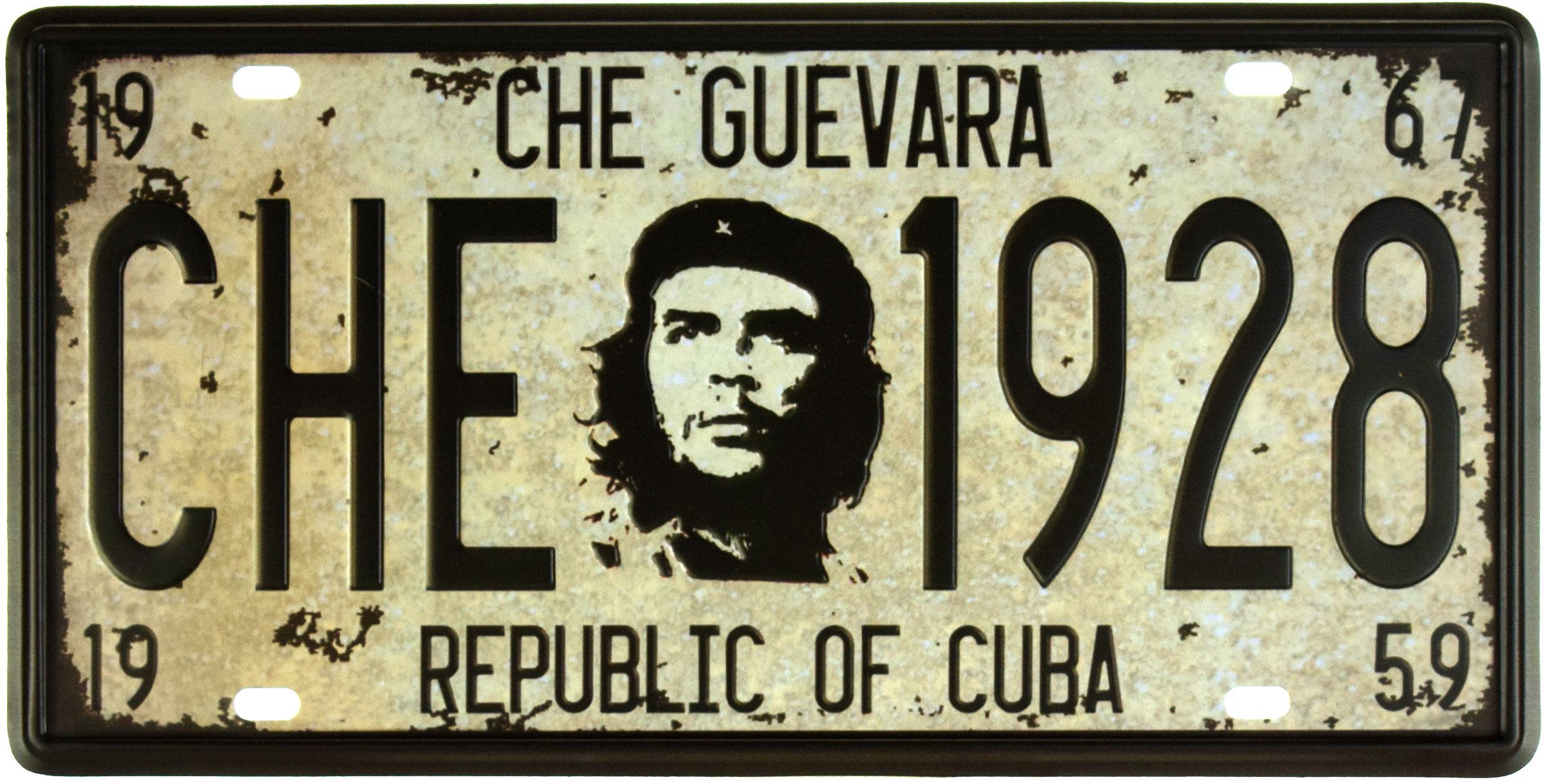 Табличка металлическая Че Гевара/Che Guevara CHE 1928 15x30 см