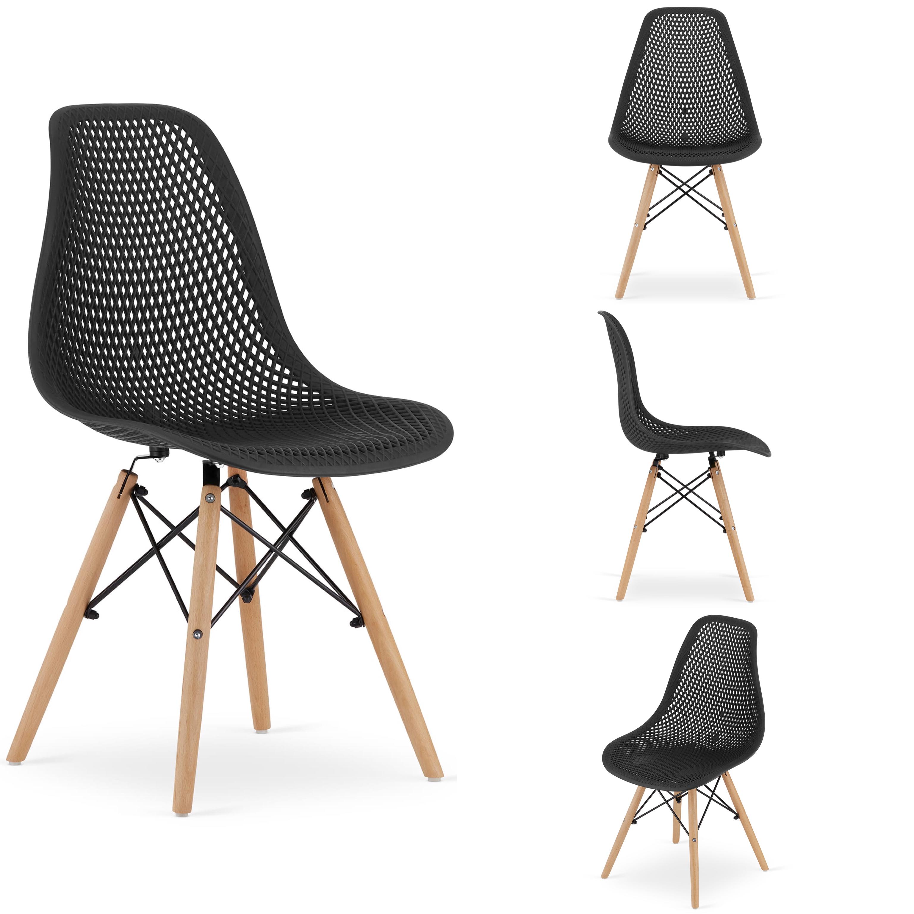 Стулья кухонные LBT MARO 4 шт Черный (9493)