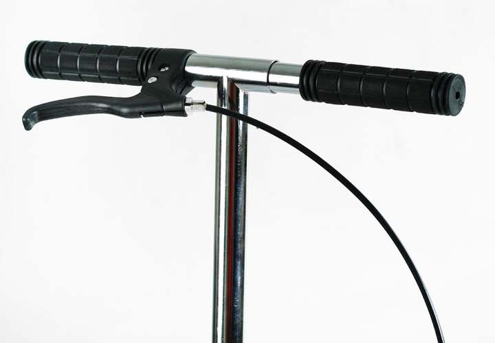 Самокат двухколесный Best Scooter FL-14320/4 стальная рама/ручной тормоз/один амортизатор передний/в коробке/колеса PU 200 мм (25100692) - фото 7 Самокат двухколесный Best Scooter FL-14320/4 стальная рама/ручной тормоз/один амортизатор передний/в коробке/колеса PU 200 мм (25100692) - фото 7