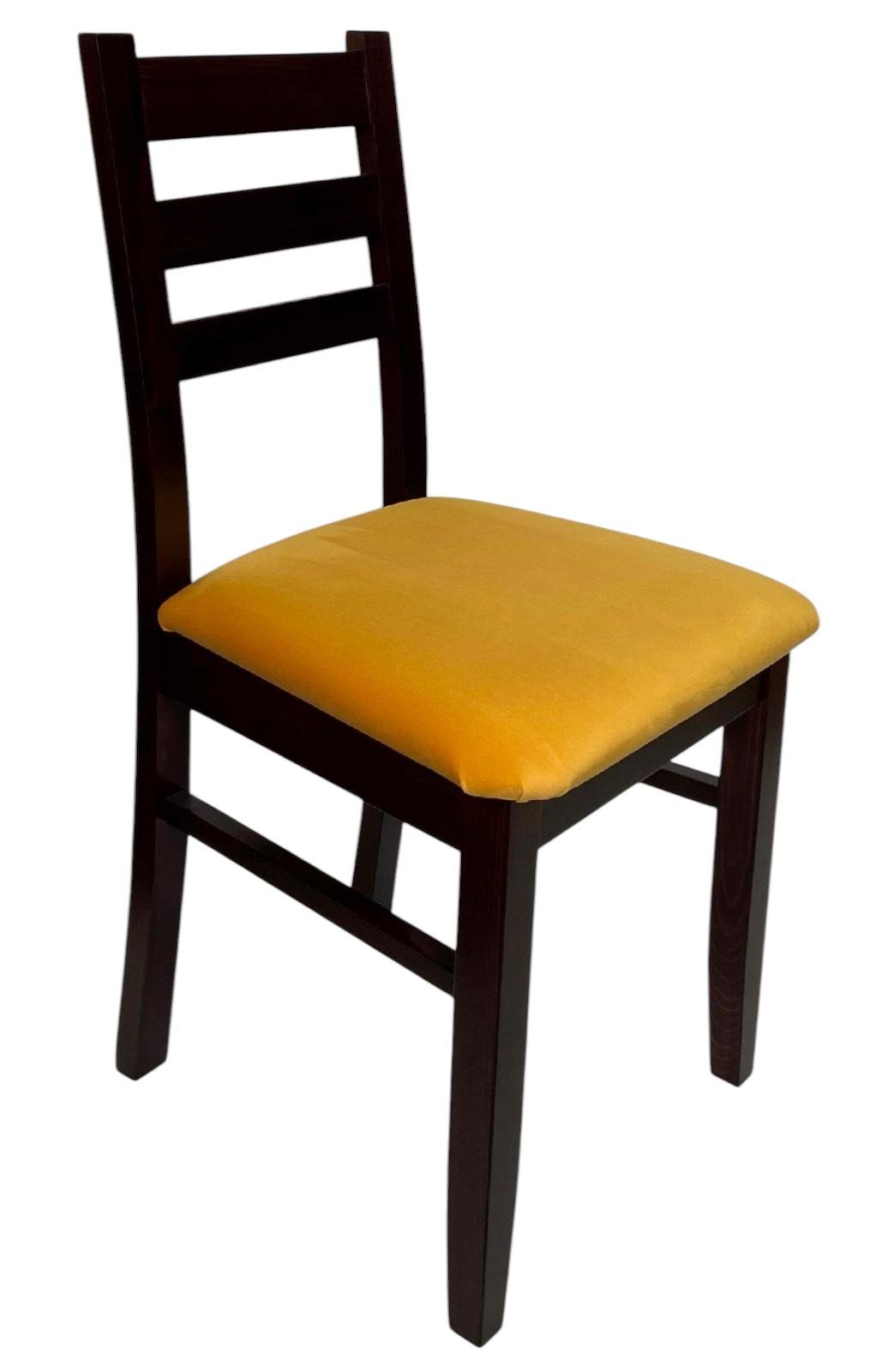 Стілець обідній Скіф ЖУР-1 дерев'яний Горіх/Лагуна-19 (25763106)