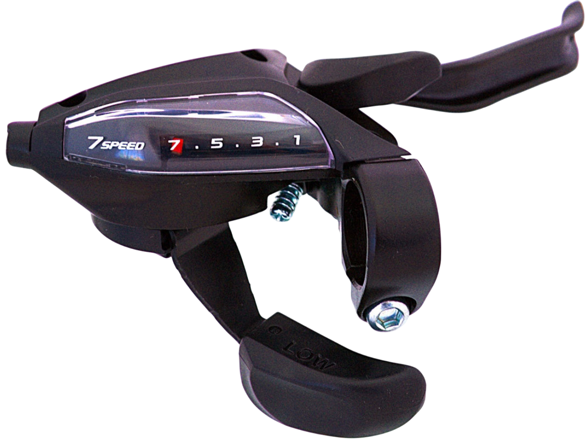 Тормозная ручка Shimano ST-EF500 правая 7 скоростей Черный