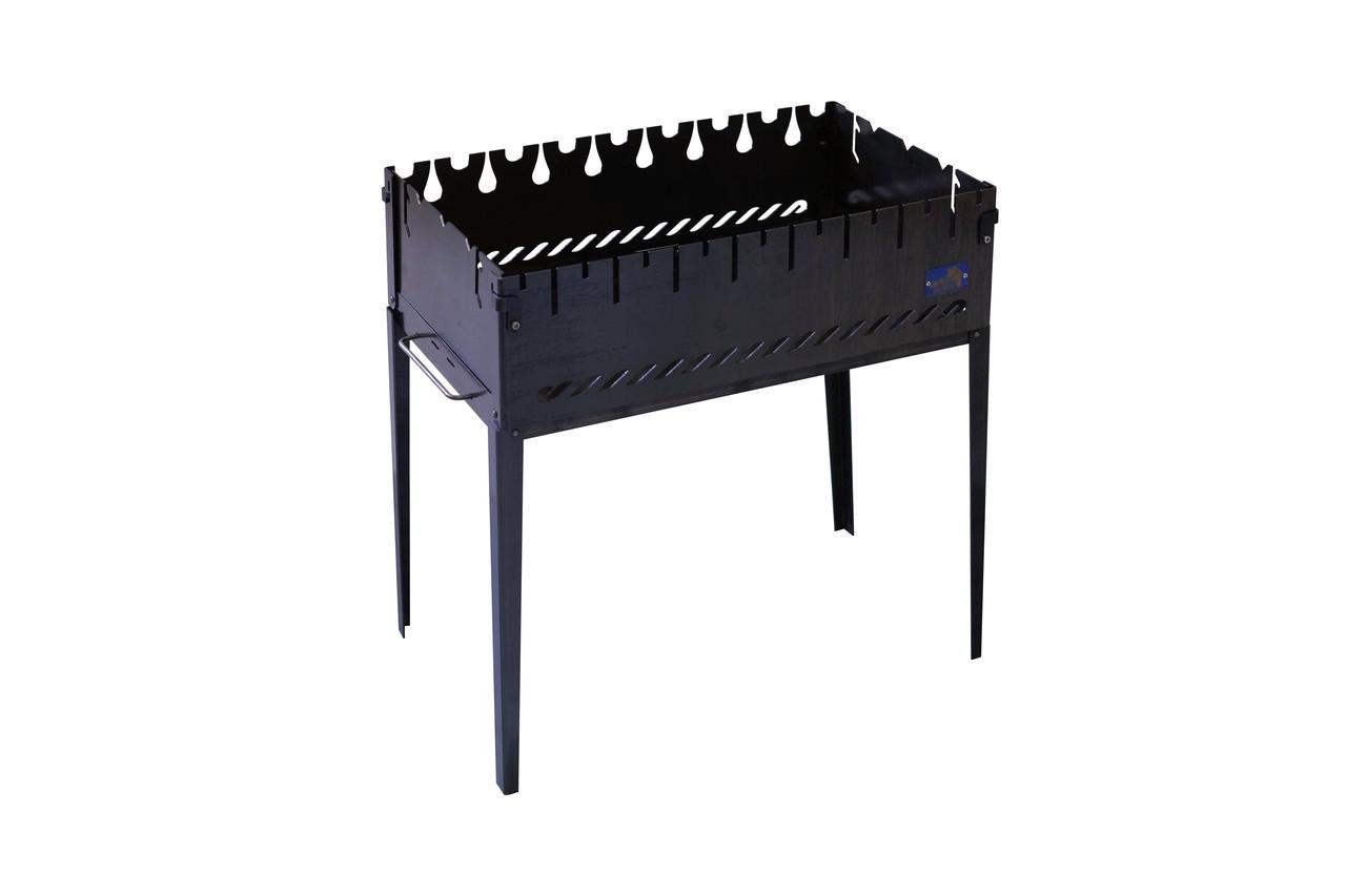 Мангал Smoke House Case 8 520х300х300 мм на 8 шампуров с сумкой и решеткой Черный (27860562) - фото 4 Мангал Smoke House Case 8 520х300х300 мм на 8 шампуров с сумкой и решеткой Черный (27860562) - фото 4