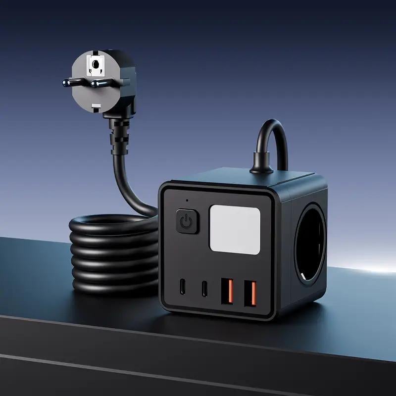 Фильтр со светильником 3 розетки\2 USB\2 Type-C - фото 10