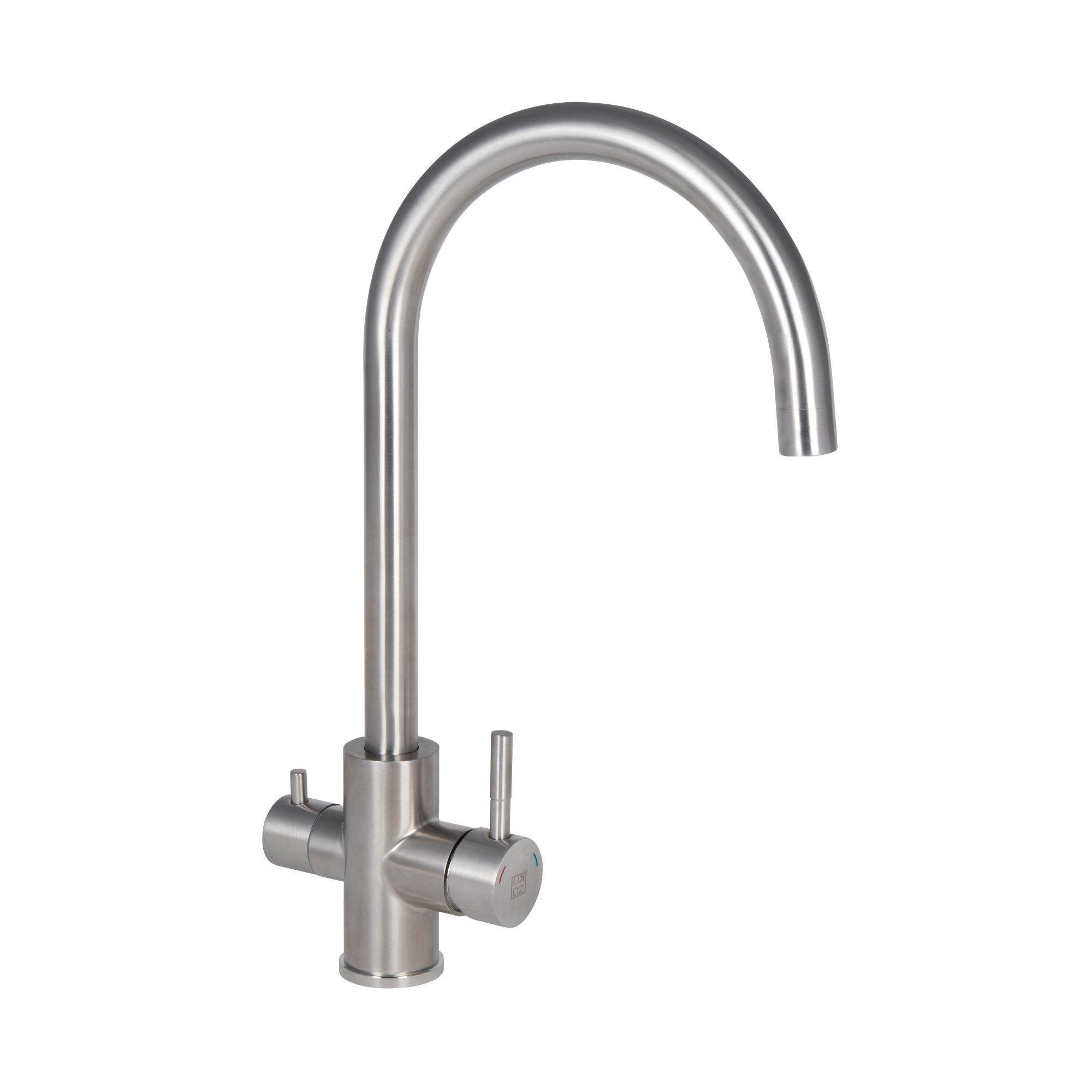 Смеситель для кухни Lidz Aria 020F k35 Nickel (LDARI020FNKS43365)