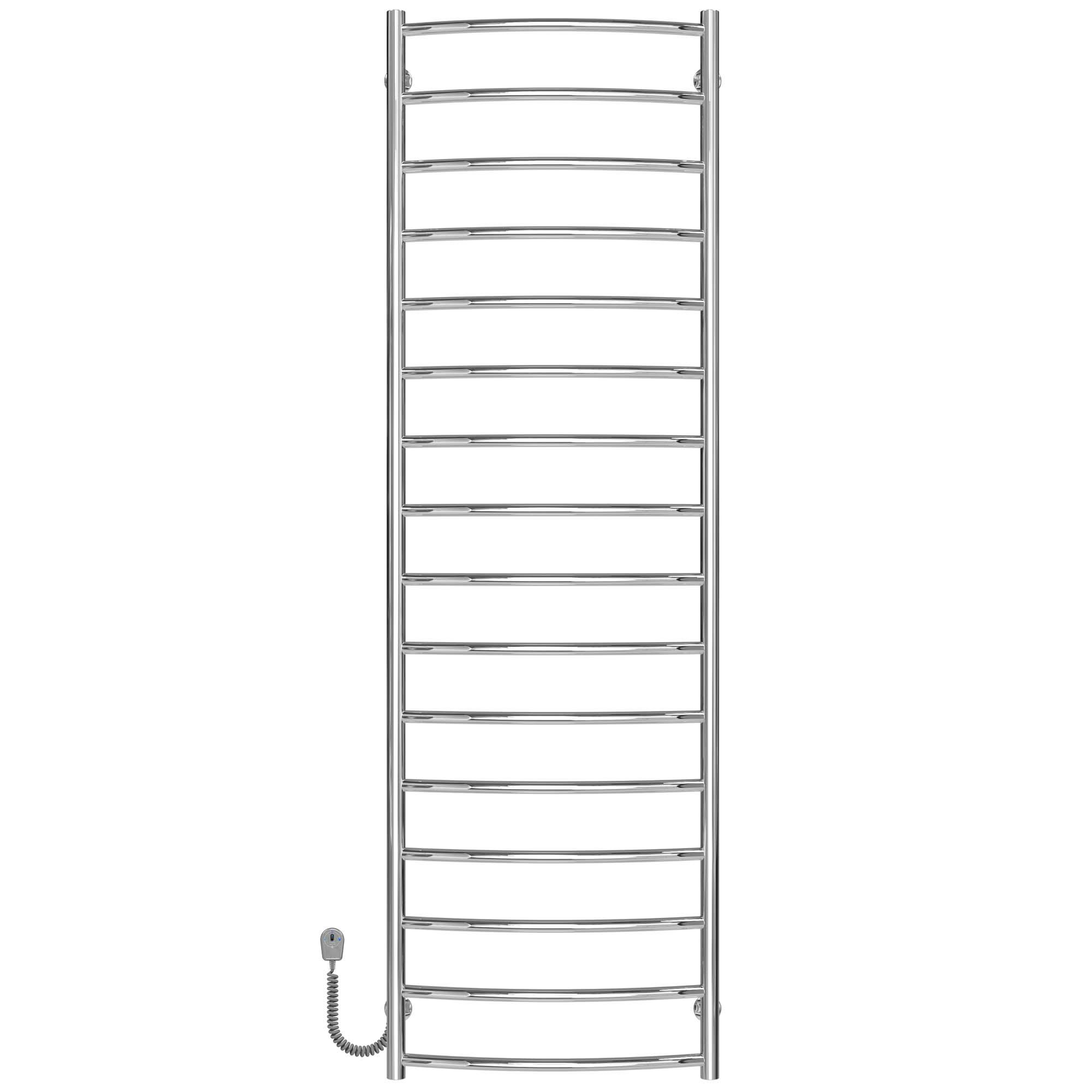 Полотенцесушитель электрический Deffi Классик П16 EF16 левое подключение нержавеющая сталь 500х1700 мм Хром (C.DK.170.50.16.E.C.L.5)