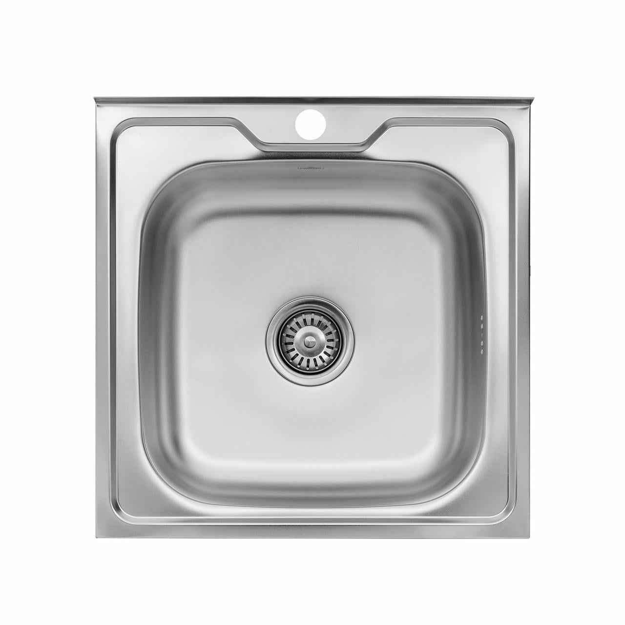Мойка для кухни накладна Kroner KRP Satin 5050 0,6 мм