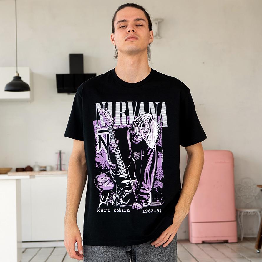 Футболка унисекс Nirvana Kurt Cobain 1982 94 2XL Черный (0000009519) Футболка унисекс Nirvana Kurt Cobain 1982 94 2XL Черный (0000009519)