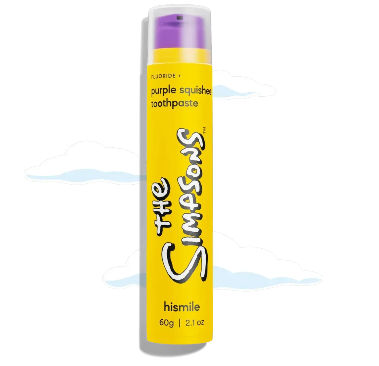 Зубная паста с фруктовым ароматом Hismile The Simpsons Purple Squishee Toothpaste 60 г