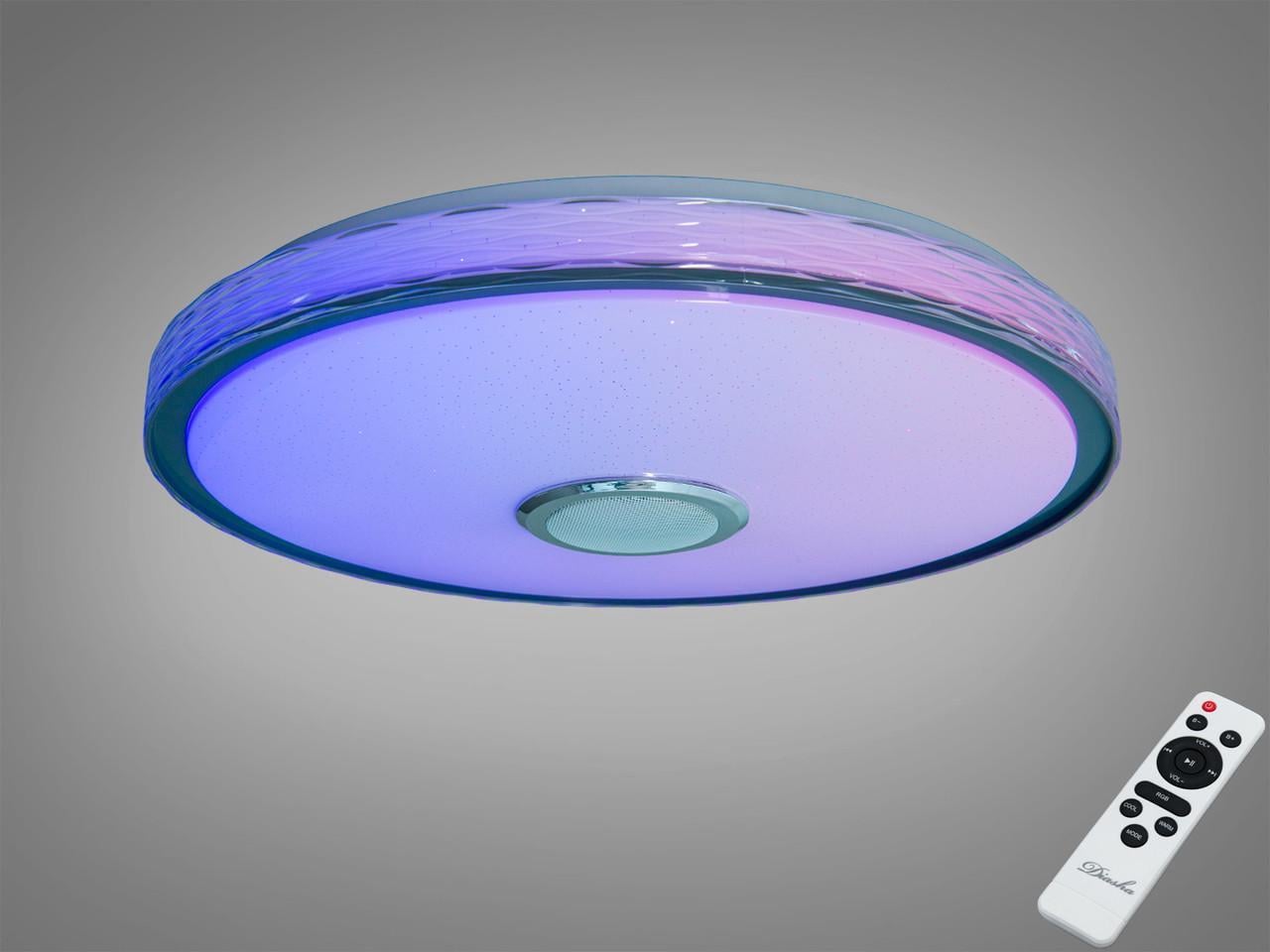 Люстра потолочная светодиодная TUYA 80Вт RGB Bluetooth Белый (2989241252)