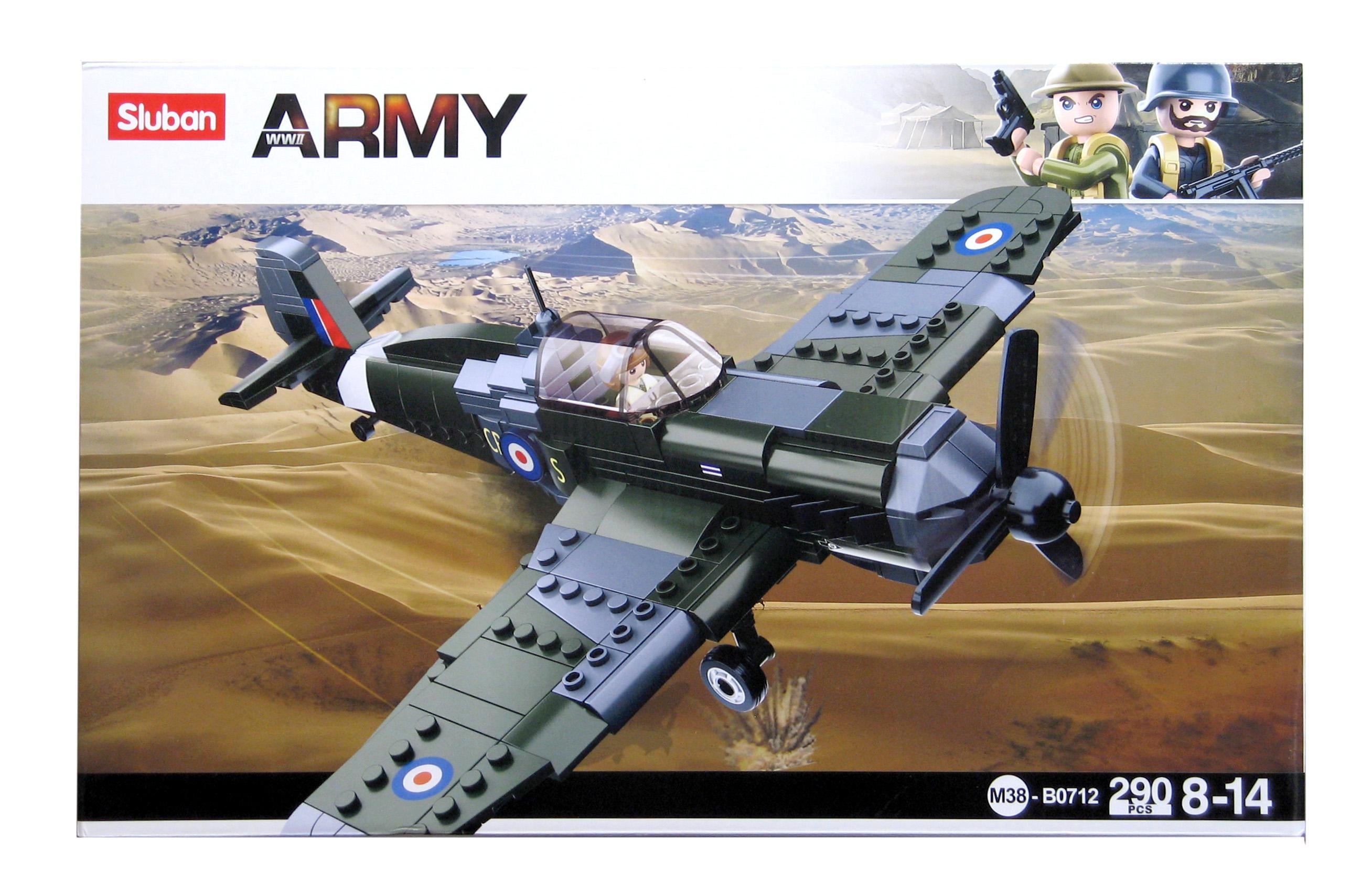 Конструктор Sluban M38-B0712 Истребитель Spitfire 290 деталей 1 фигурка (M38-B0712)