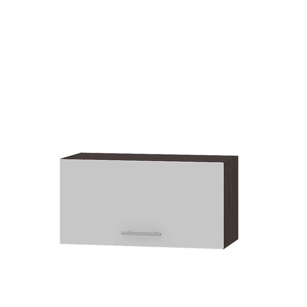 Шкаф верхний Эверест Оптима модуль Верх В09-700 70х30х36 см Нимфея Альба/Венге темный (07755)