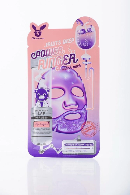 Маска тканевая с экстрактами фруктов Elizavecca Fruits Deep Power Ringer Mask 23 мл