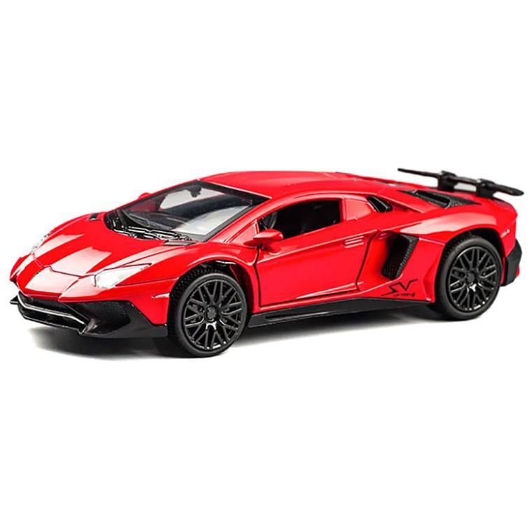 Модель автомобіля Lamborghini LP750 1:32 зі звуком та світлом Червоний