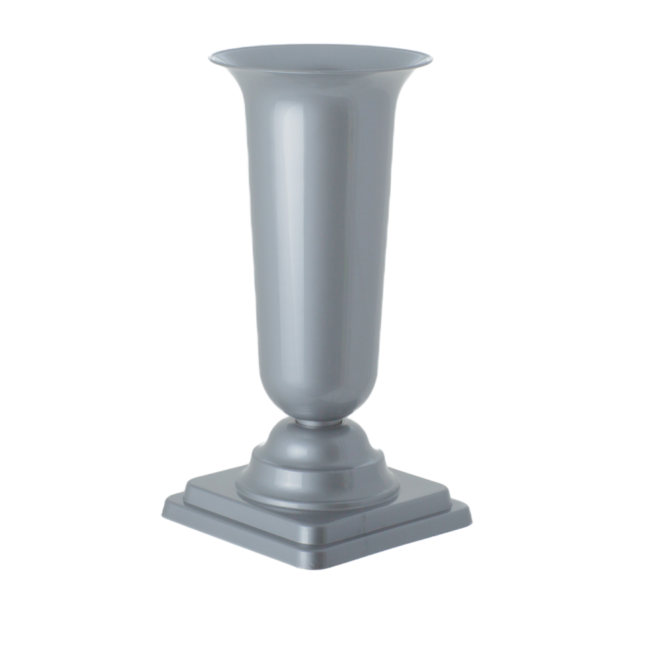 Вазон Дама с подставкой 16,8 см Металлик (46559) - фото 2