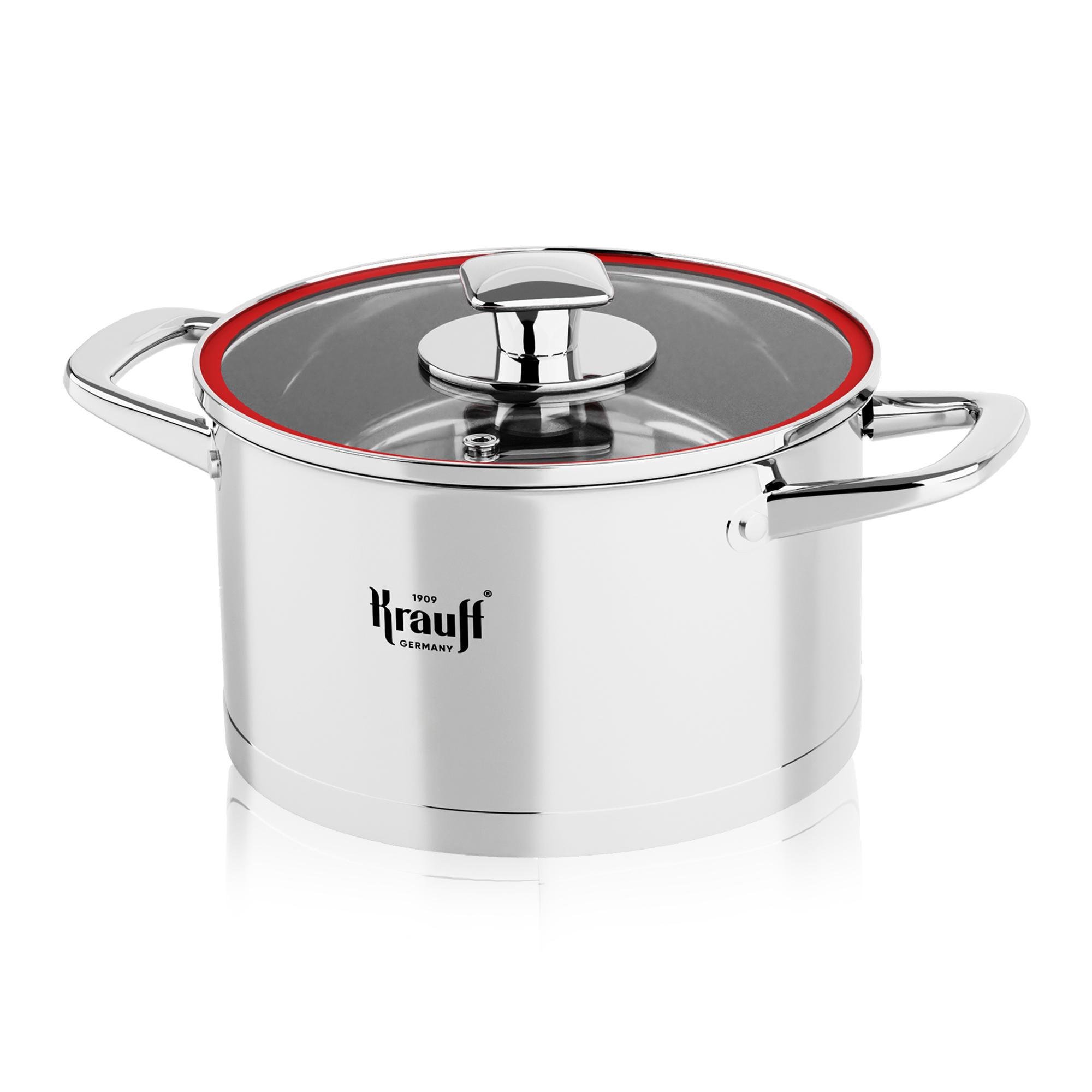 Набор кастрюль Krauff Prime Chef со сковородой для блинов Hamburg и сумкой (55-333-480) - фото 3 Набор кастрюль Krauff Prime Chef со сковородой для блинов Hamburg и сумкой (55-333-480) - фото 3