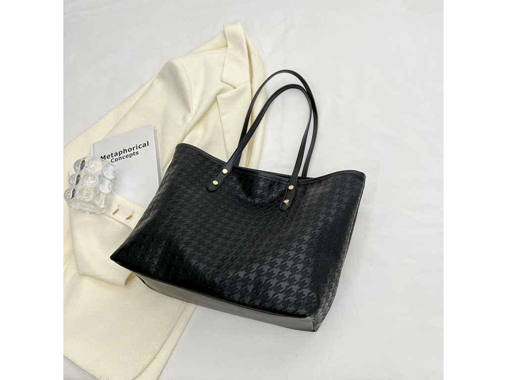 Сумка женская экокожа ZB1887 32/39x28x15 см Черный (961982) Сумка женская экокожа ZB1887 32/39x28x15 см Черный (961982)