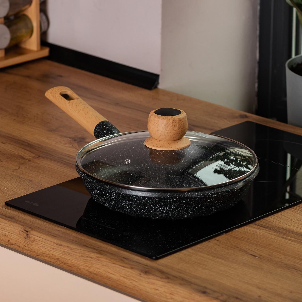 Сковорода алюминиевая MGC с антипригарным покрытием 24 см Черный