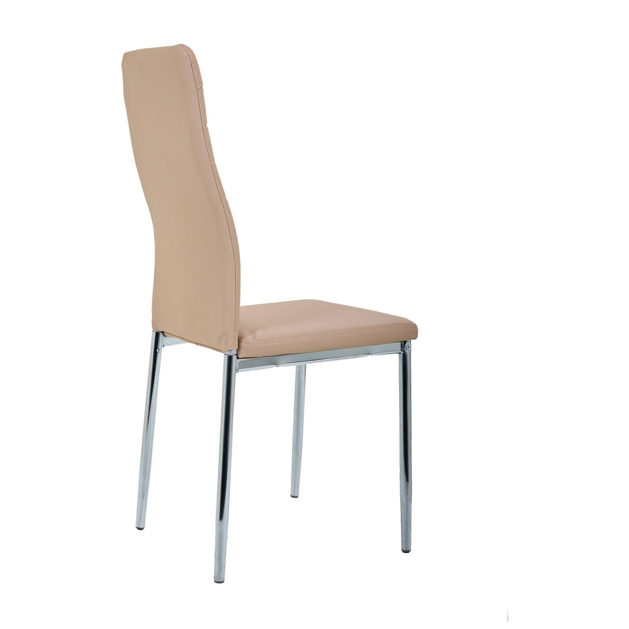 Стілець AMF Сицилія шкірозамінник PVC Бежевий (218612) - фото 2
