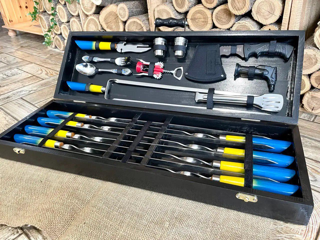 Набор шампуров Patriot Grill 1 в кейсе