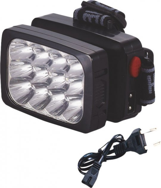 Фонарь налобный Yajia YJ-1837 12 LED 1200 mAh (ML-05286) - фото 2