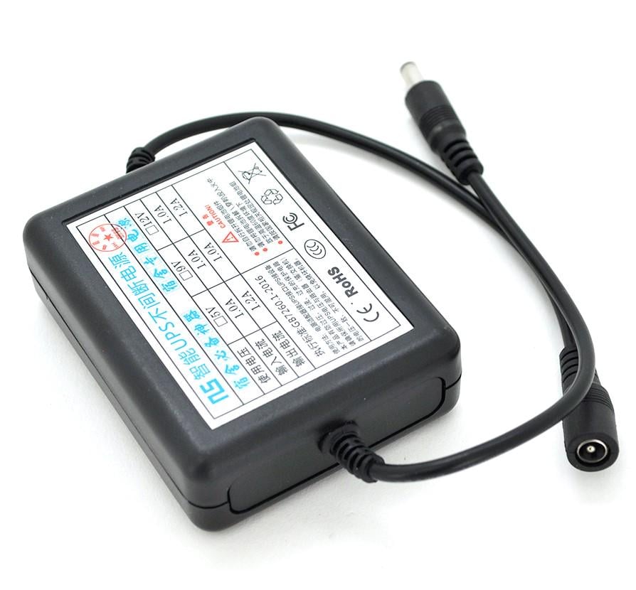 Источник бесперебойное питание VOLTRONIC DC 9V 1A элементы Li-ion 2 3,7 2200 mAh in out DC 5,5x2,5