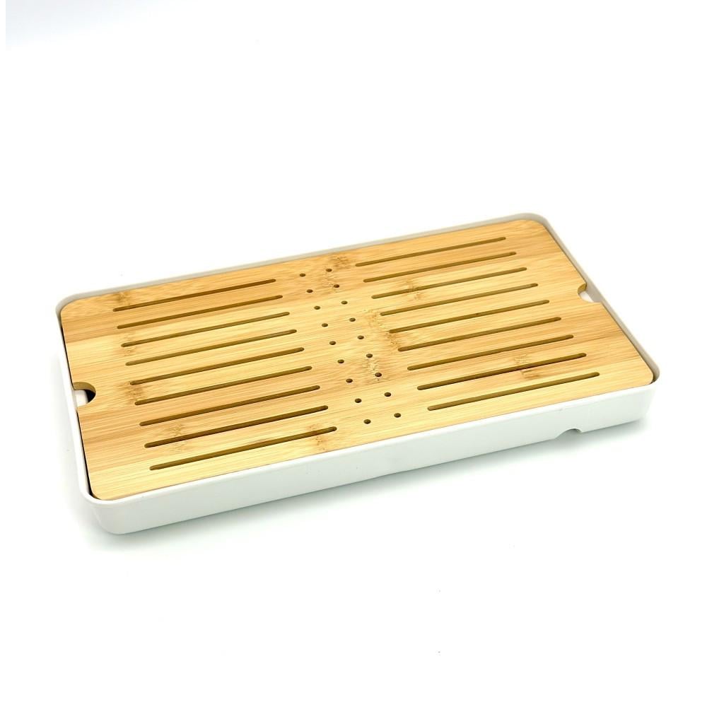 Таця-чабань для чайної церемонії Хуннань 31,5х19,2х3,5 см Білий (OS-TT2520-1) Таця-чабань для чайної церемонії Хуннань 31,5х19,2х3,5 см Білий (OS-TT2520-1)