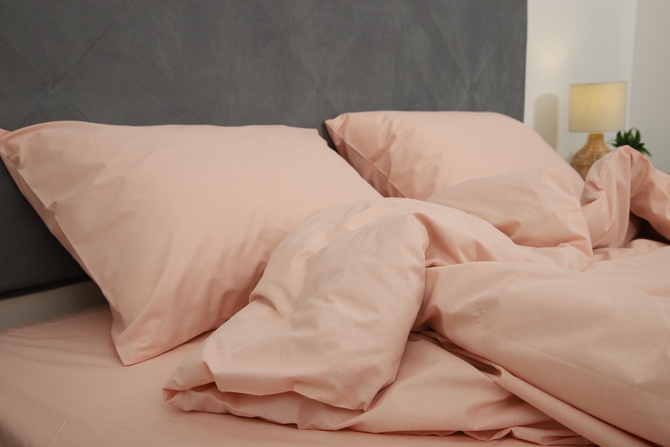 Комплект постельного белья евро Amore 1406 ранфорс Розовый (KPB-Ae-R-1406(50x70)_) - фото 5