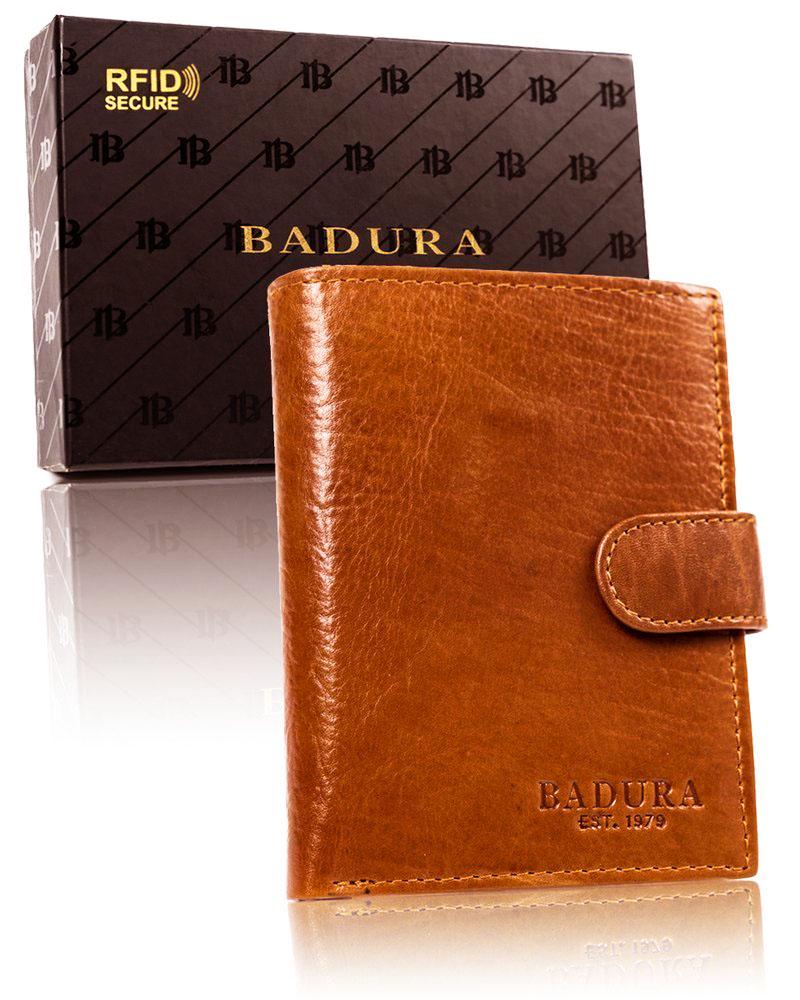 Кошелек мужской кожаный Badura B-N575L-MIL T.MORO