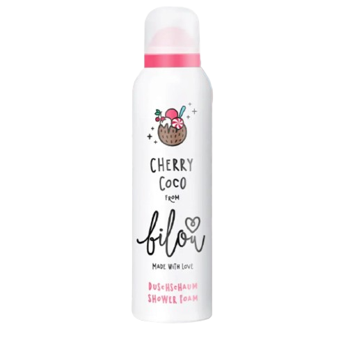 Пенка для душа с ароматом кокоса и вишневого мороженого Bilou Cherry Coco 200 ml (1717177403) - фото 1