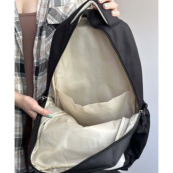 Рюкзак молодежный 44х31х17 см Черный (ЦБ-00034098) - фото 7 Рюкзак молодежный 44х31х17 см Черный (ЦБ-00034098) - фото 7