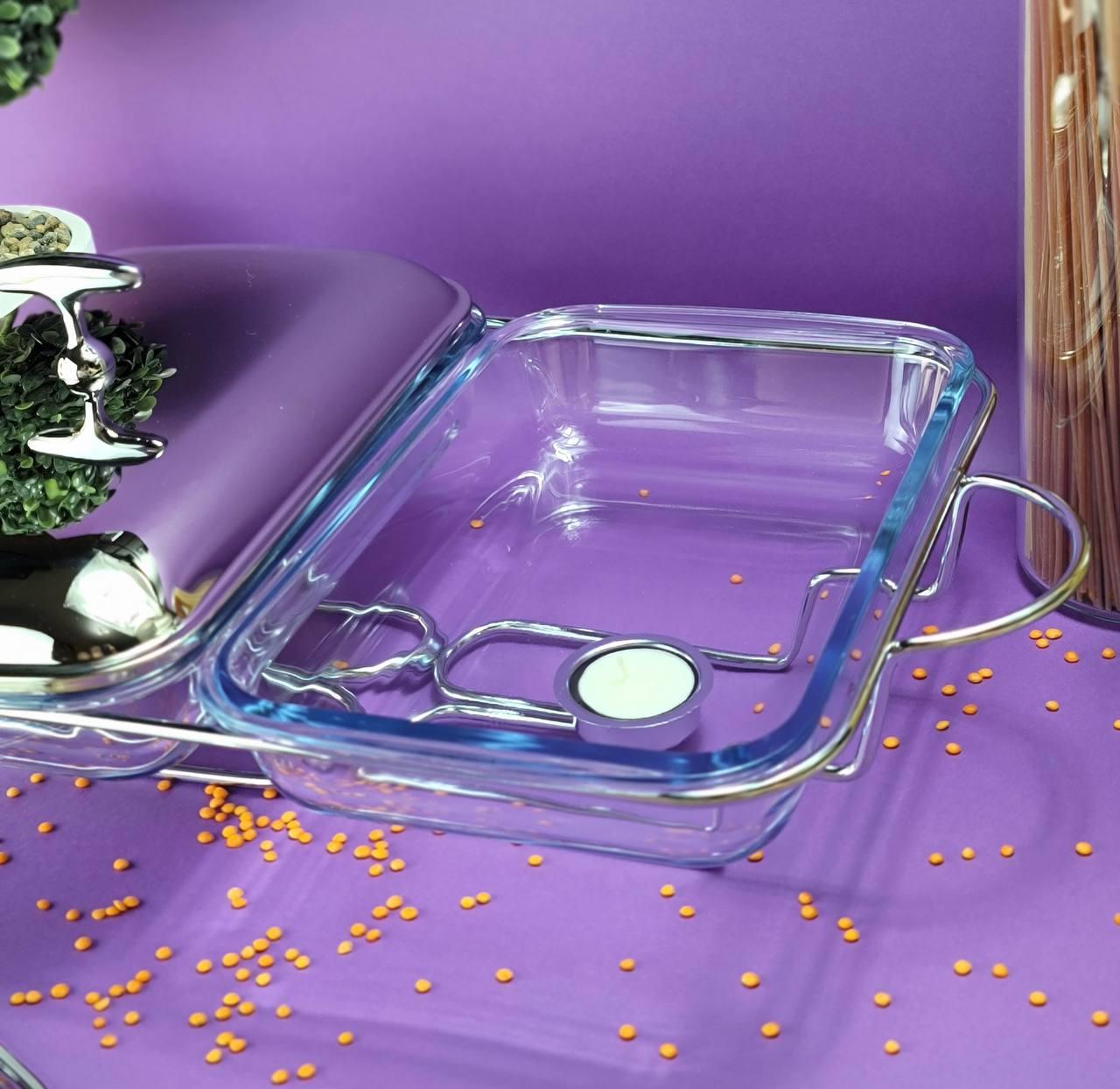 Марміт настільний Edenberg зі скляною ємністю з підігрівом на підставці 3,6 л (EB-1444) 2x1,8 л - фото 5 Марміт настільний Edenberg зі скляною ємністю з підігрівом на підставці 3,6 л (EB-1444) 2x1,8 л - фото 5