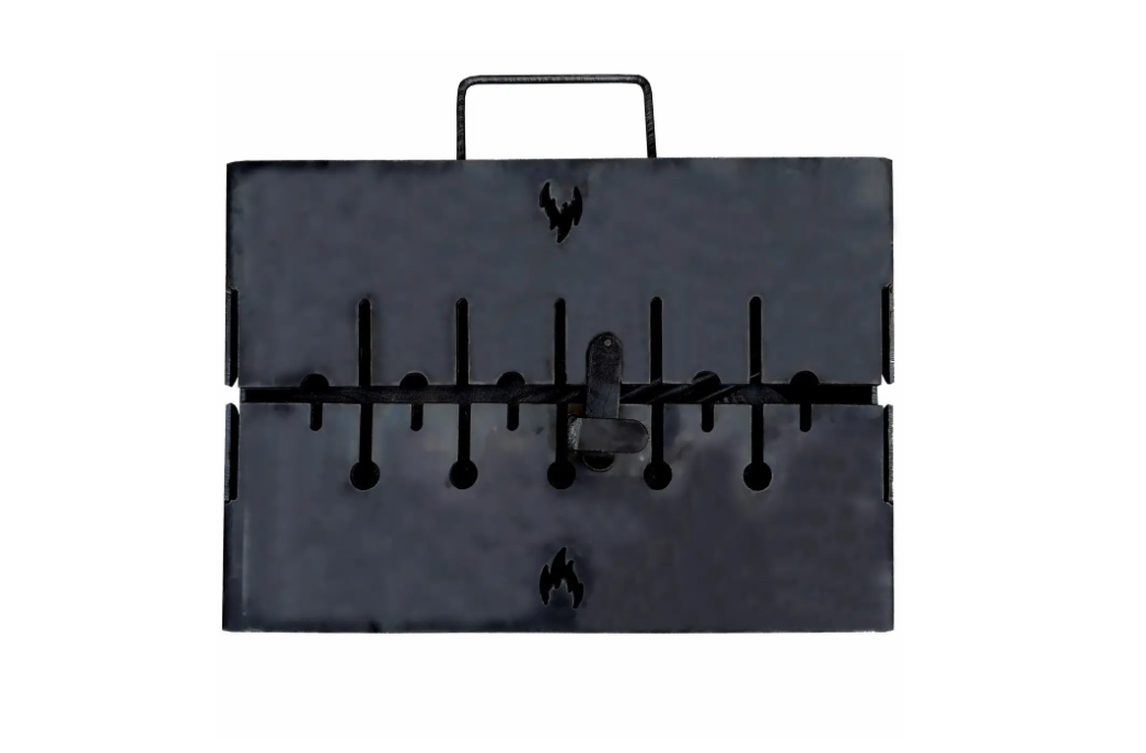 Мангал посилений складаний Вогник на 6 шампурів із метал 3 мм (717) - фото 2