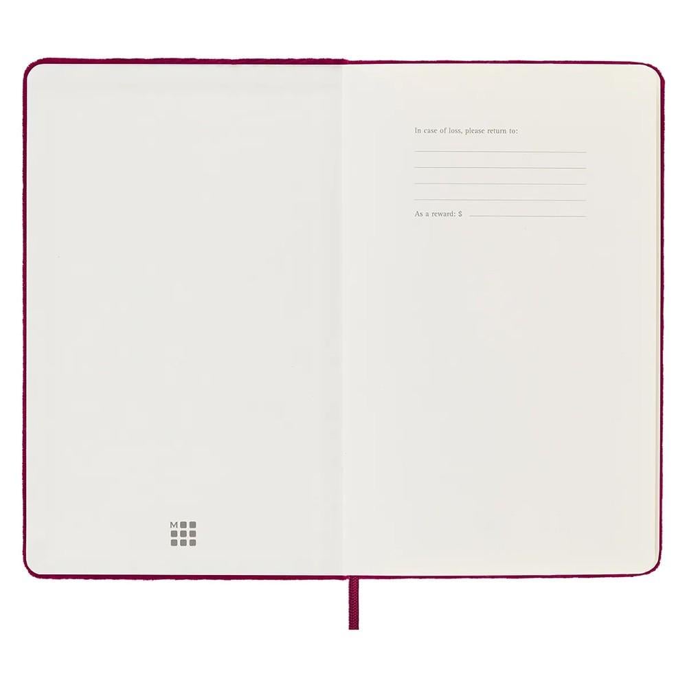 Нотатник Moleskine Velvet середній лінія + бокс Червоний (LCNBVELVQP060C) - фото 5