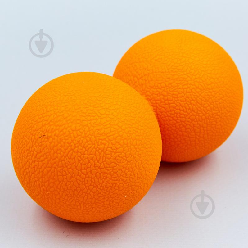 Масажер для спини planeta-sport DuoBall MASSAGE BALLL FI-8234 Помаранчевий