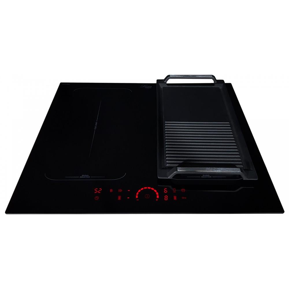 Варильна поверхня індукційна Luxor RI 822 Keep Warm and Stop Go Unique Red з функцією BBQ - фото 5
