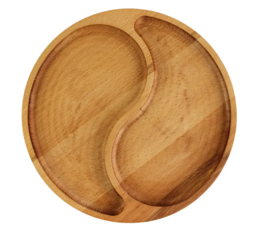 Менажница деревянная DUO 28 см 2 секции