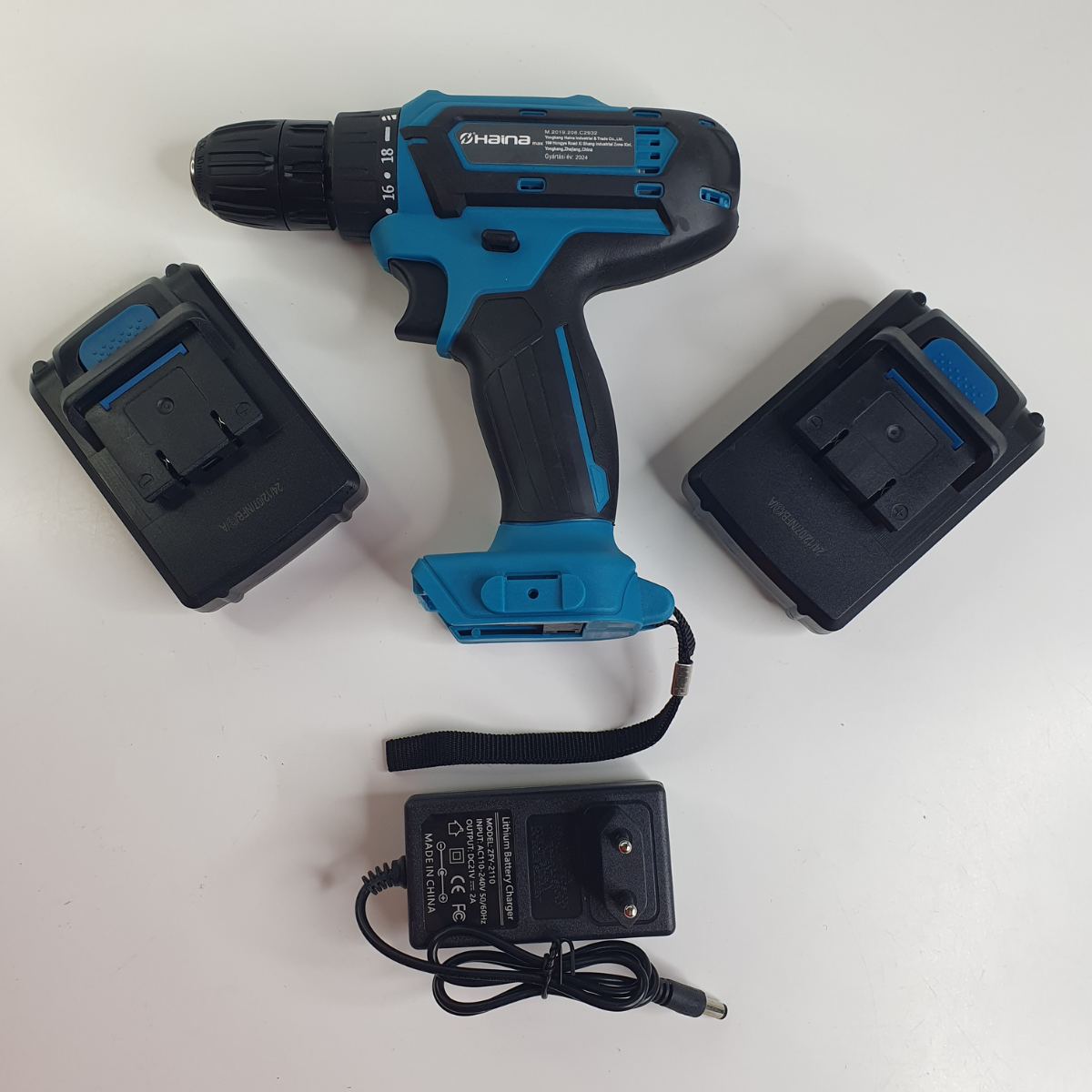 Дрель-шуруповерт беспроводной с набором инструментов в пластиковом кейсе для хранения 36V (SH-1500)